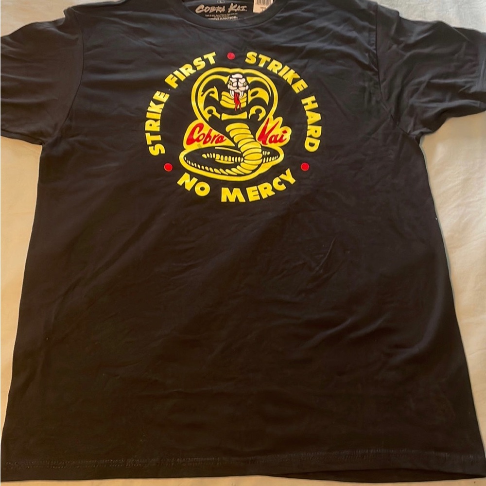Men’s NWT cobra Kai graphic tee shirt  large